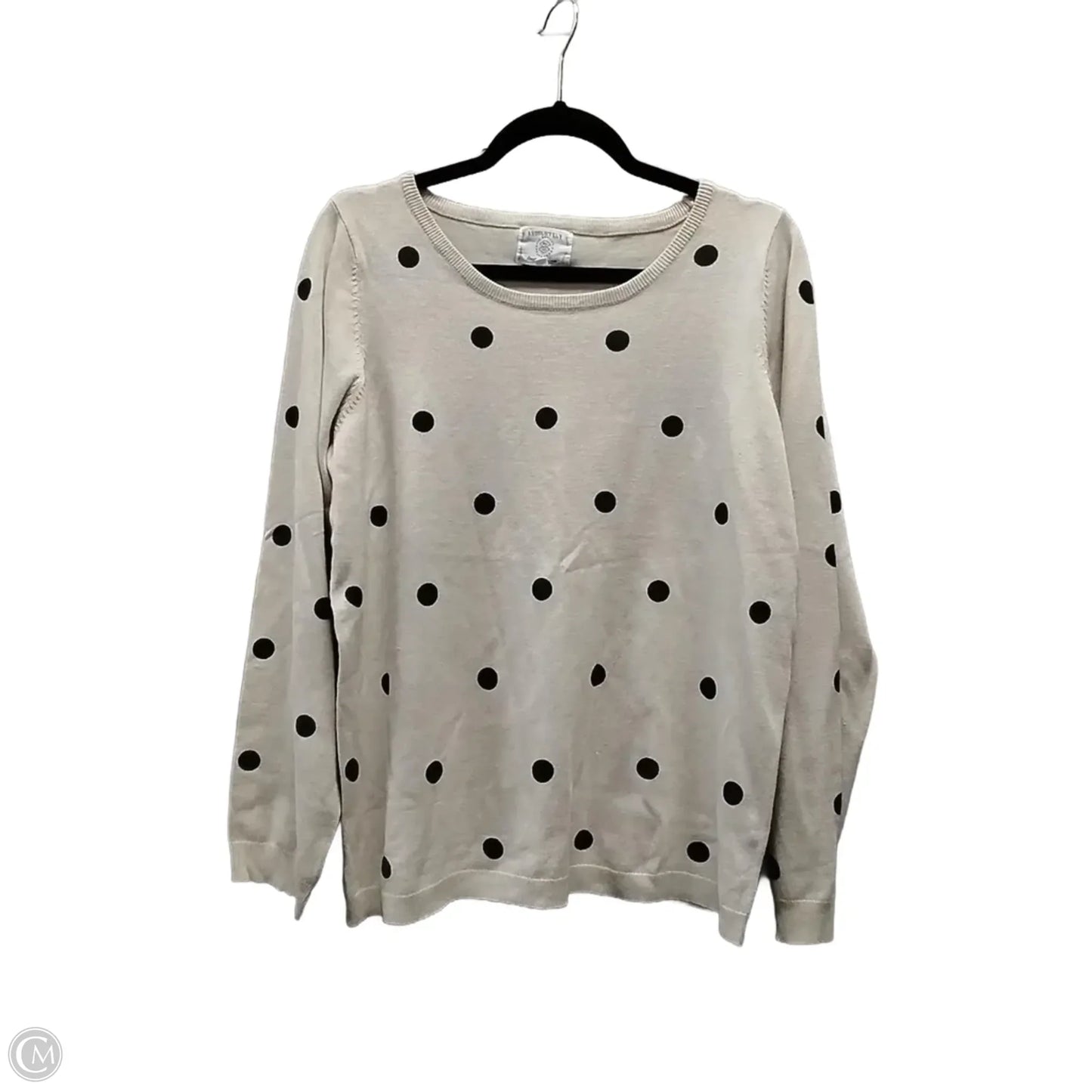 Sweater By Absolutely In Polkadot Pattern, Size: L