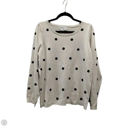 Sweater By Absolutely In Polkadot Pattern, Size: L