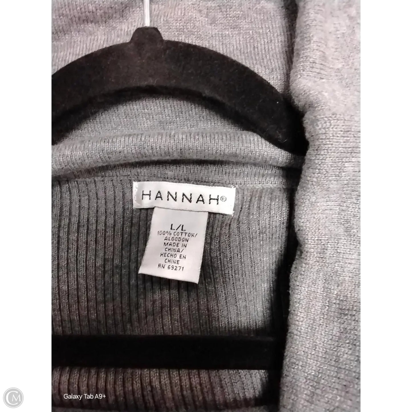 Dress Casual Midi By Hannah In Grey, Size: L