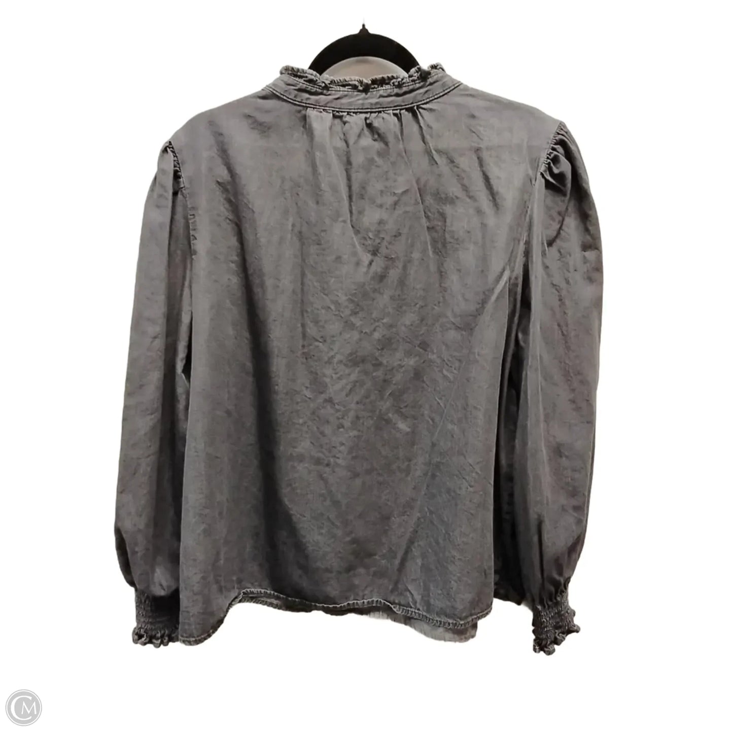 Top Long Sleeve By Ana In Grey, Size: Xxl