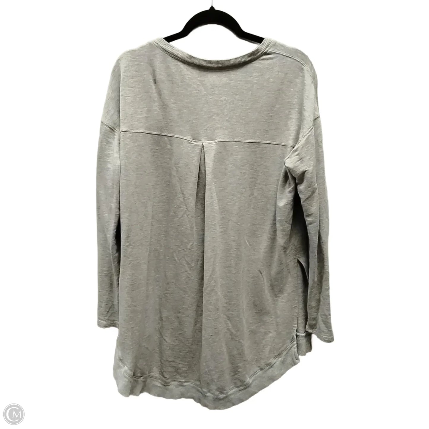 Athletic Sweatshirt Crewneck By Bobi In Grey, Size: S