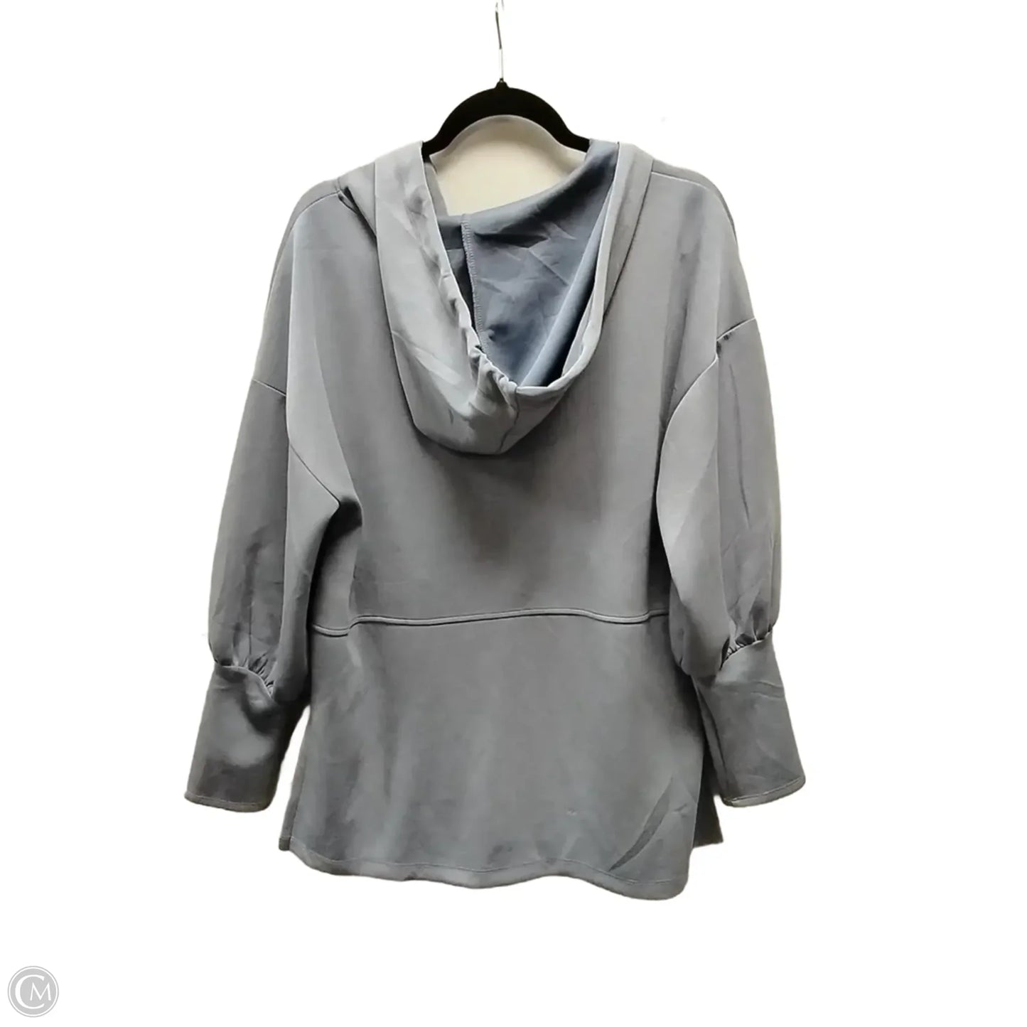 Athletic Sweatshirt Hoodie By Cable And Gauge In Purple, Size: L