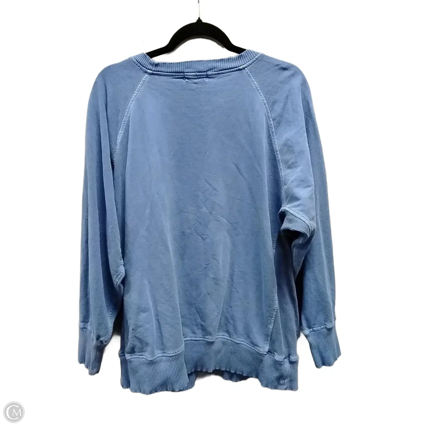 Sweatshirt Crewneck By Zenana In Purple, Size: 1x