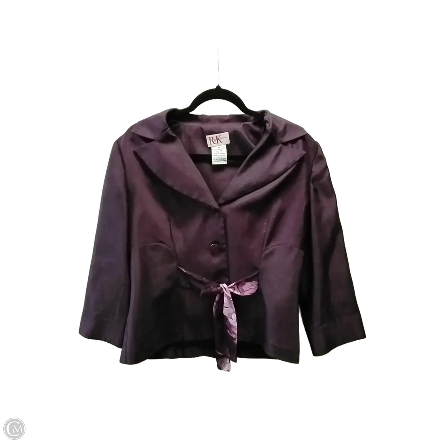 Dress Suit 2pc By R And K Originals In Purple, Size: 10