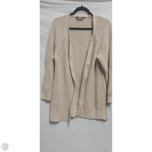 Cardigan By Clothes Mentor In Tan, Size: L