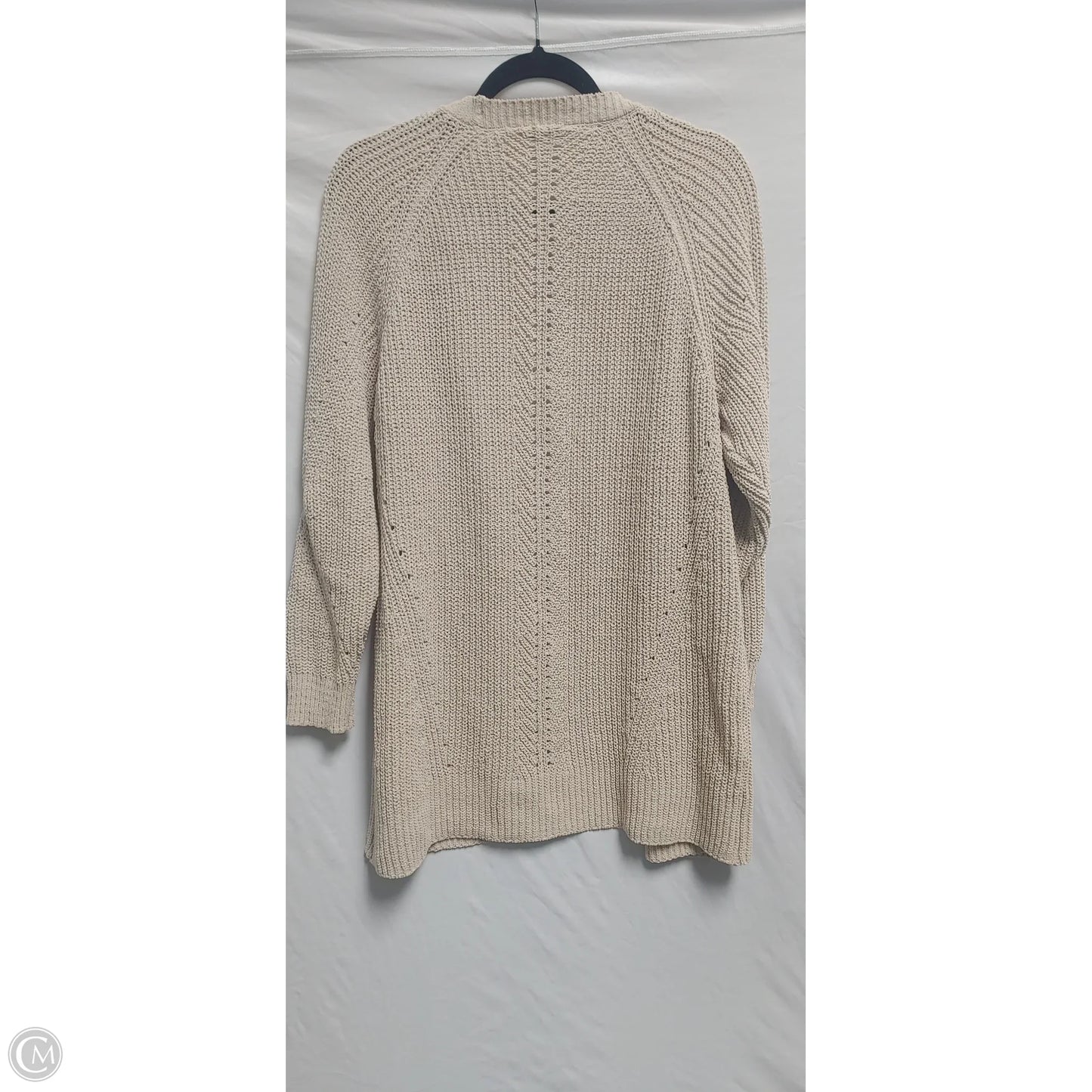 Cardigan By Clothes Mentor In Tan, Size: L