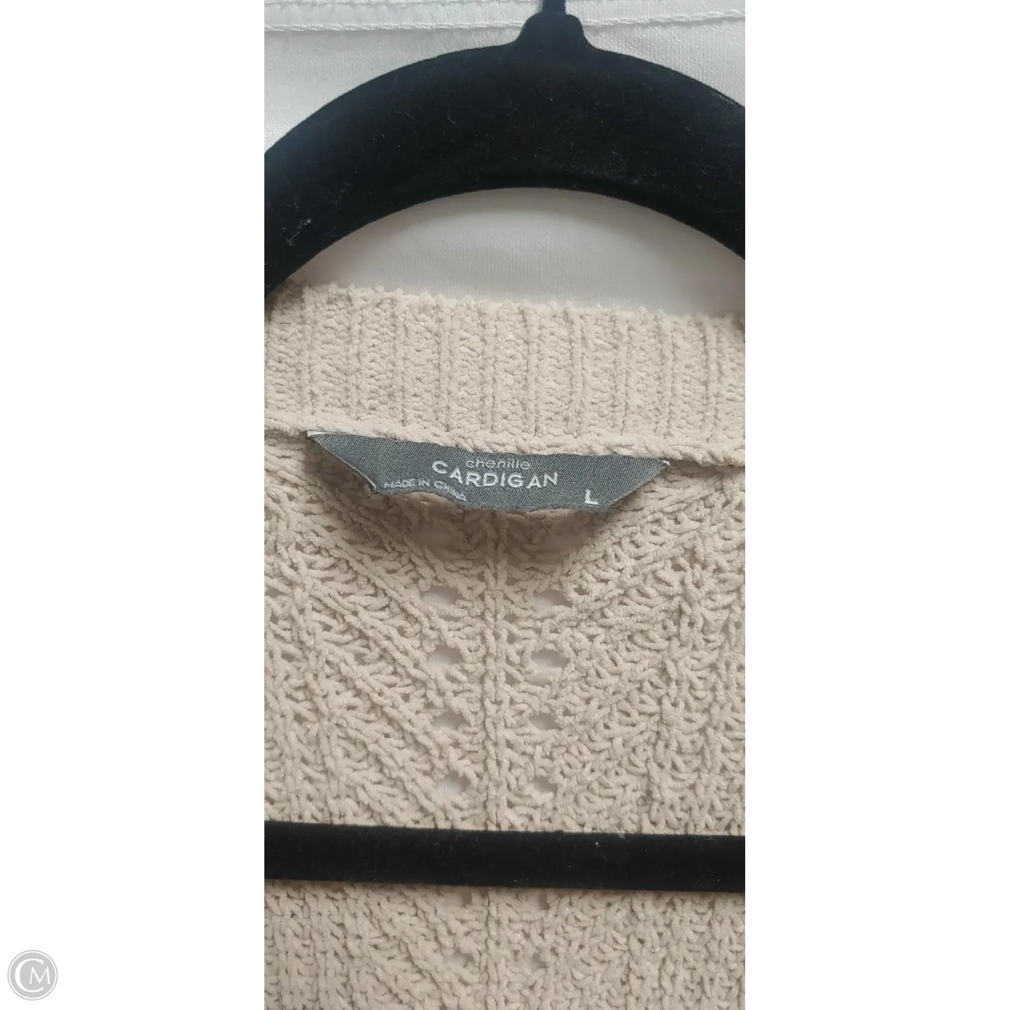 Cardigan By Clothes Mentor In Tan, Size: L