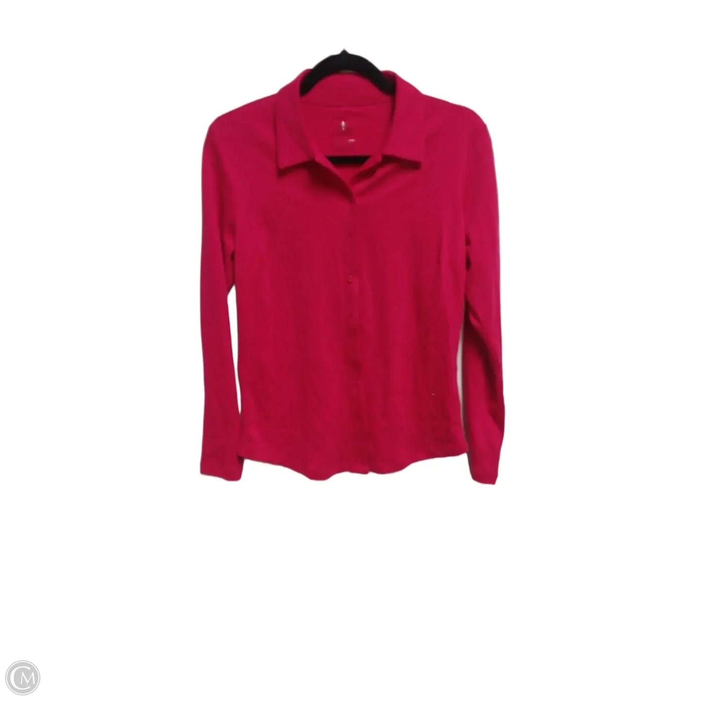 Top Long Sleeve By Isaac Mizrahi Live Qvc In Pink, Size: Xs