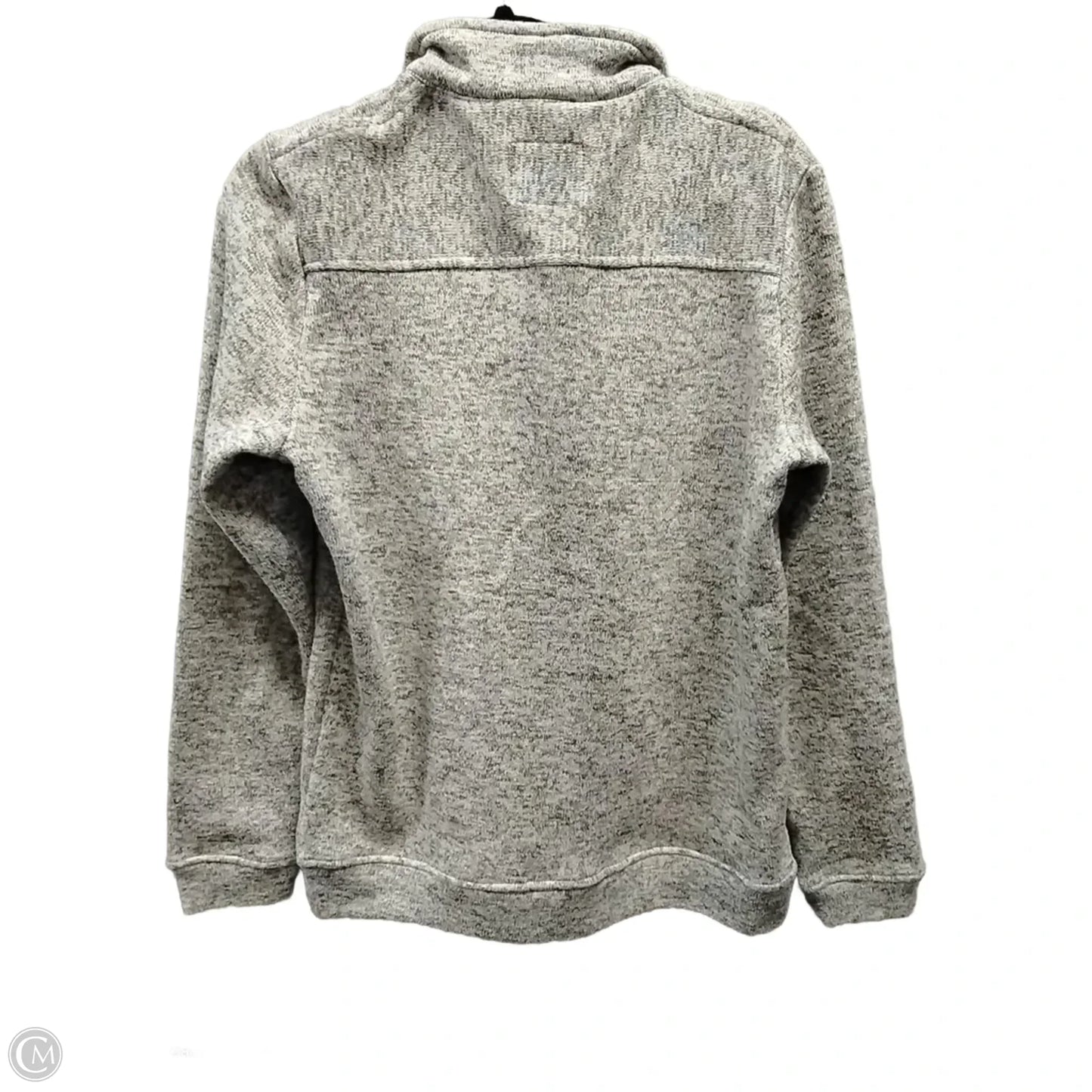 Sweatshirt Collar By Simply Southern In Grey, Size: S