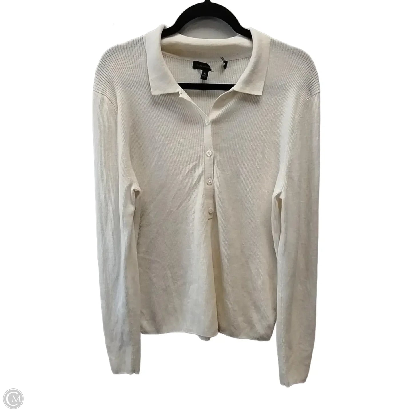 Sweater By Banana Republic In Cream, Size: Xl