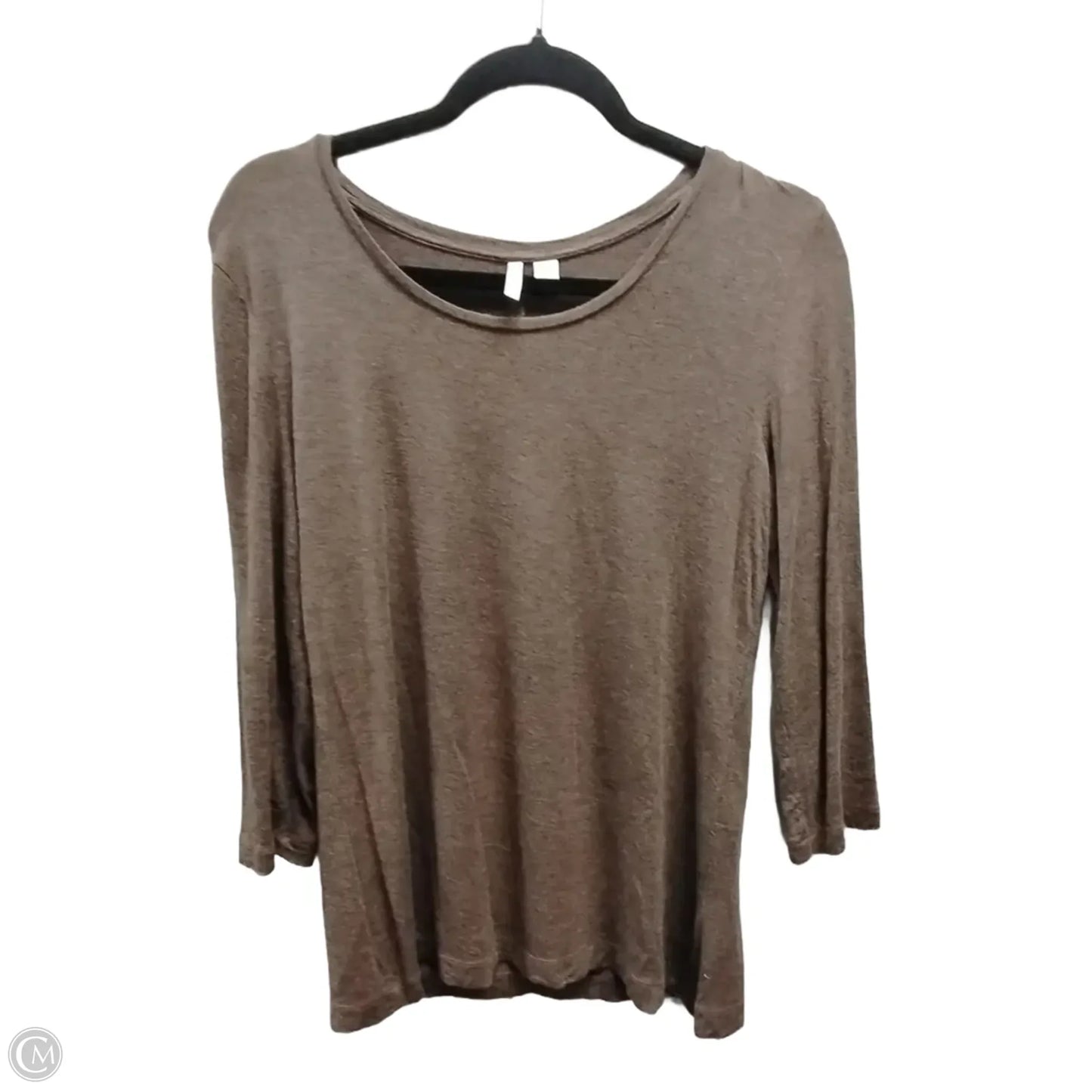Top Long Sleeve By Cato In Brown, Size: Xs