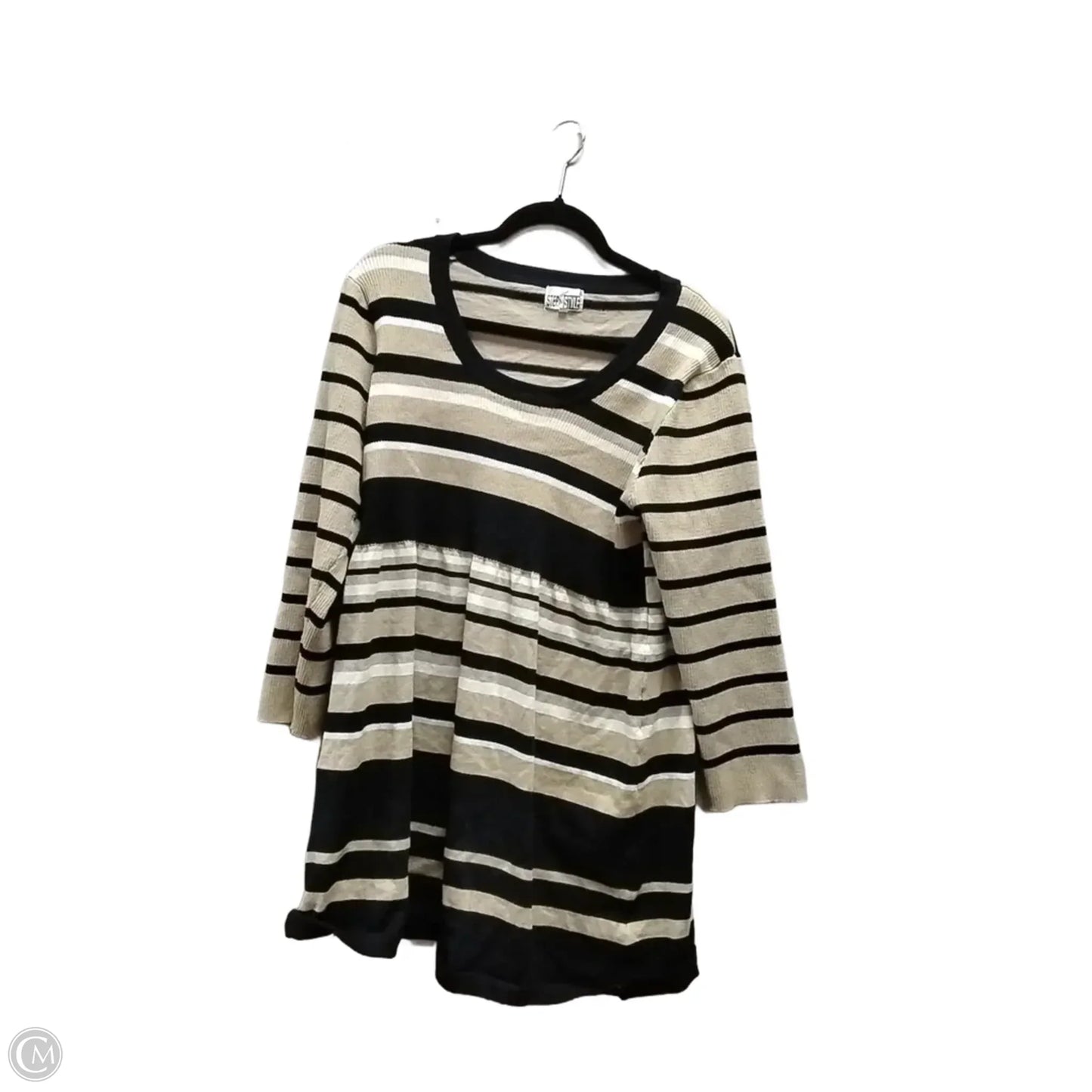 Sweater By Clothes Mentor In Striped Pattern, Size: 24