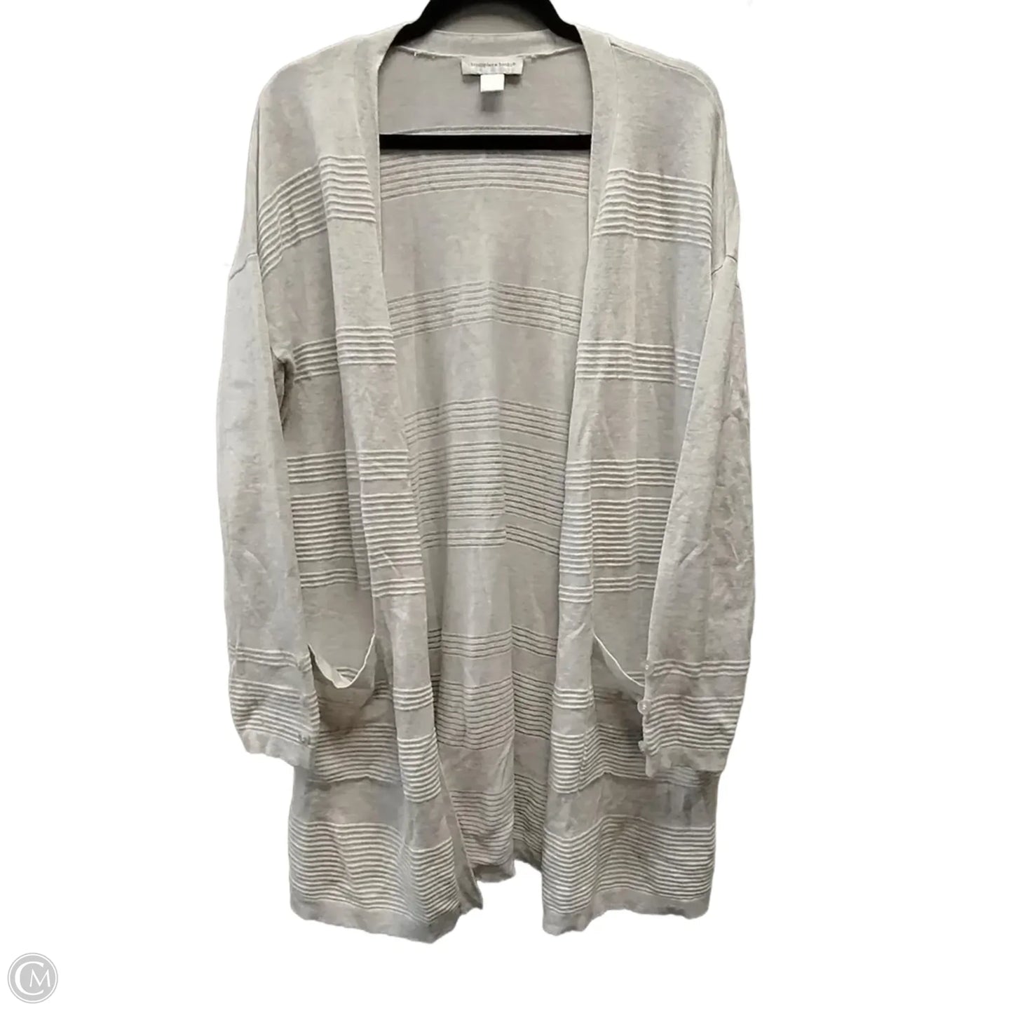 Cardigan By Christopher And Banks In Grey, Size: L