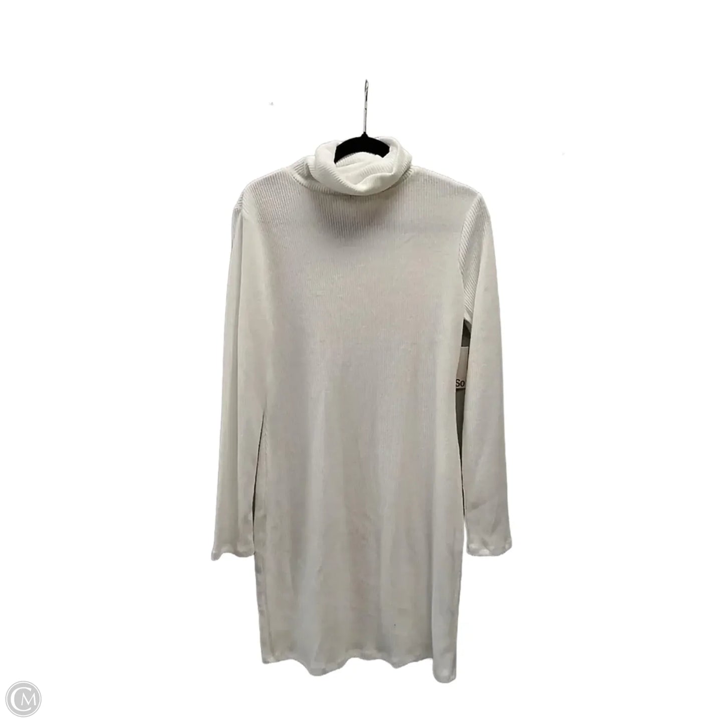 Dress Casual Midi By So In White, Size: L