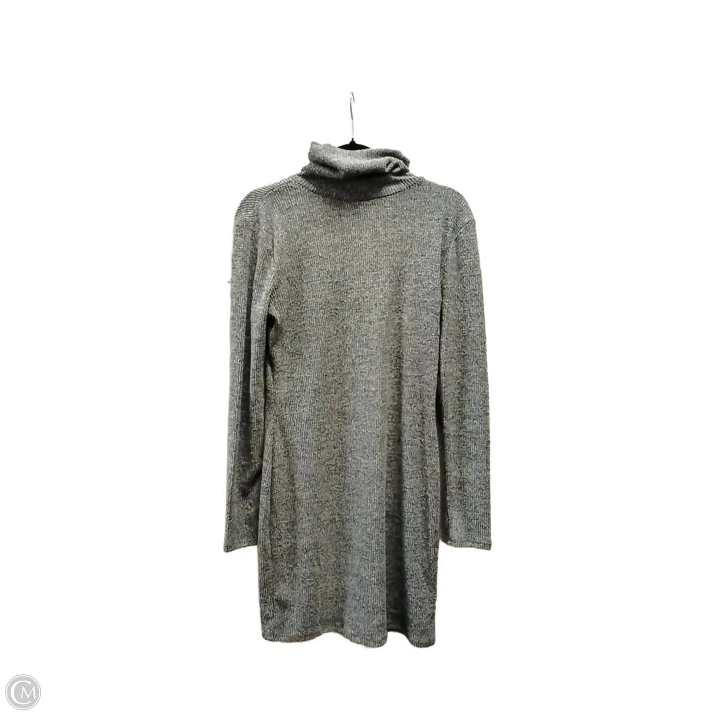 Dress Casual Midi By So In Grey, Size: L