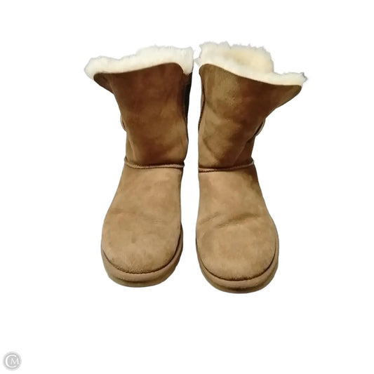 Boots Designer By Ugg In Brown, Size: 10