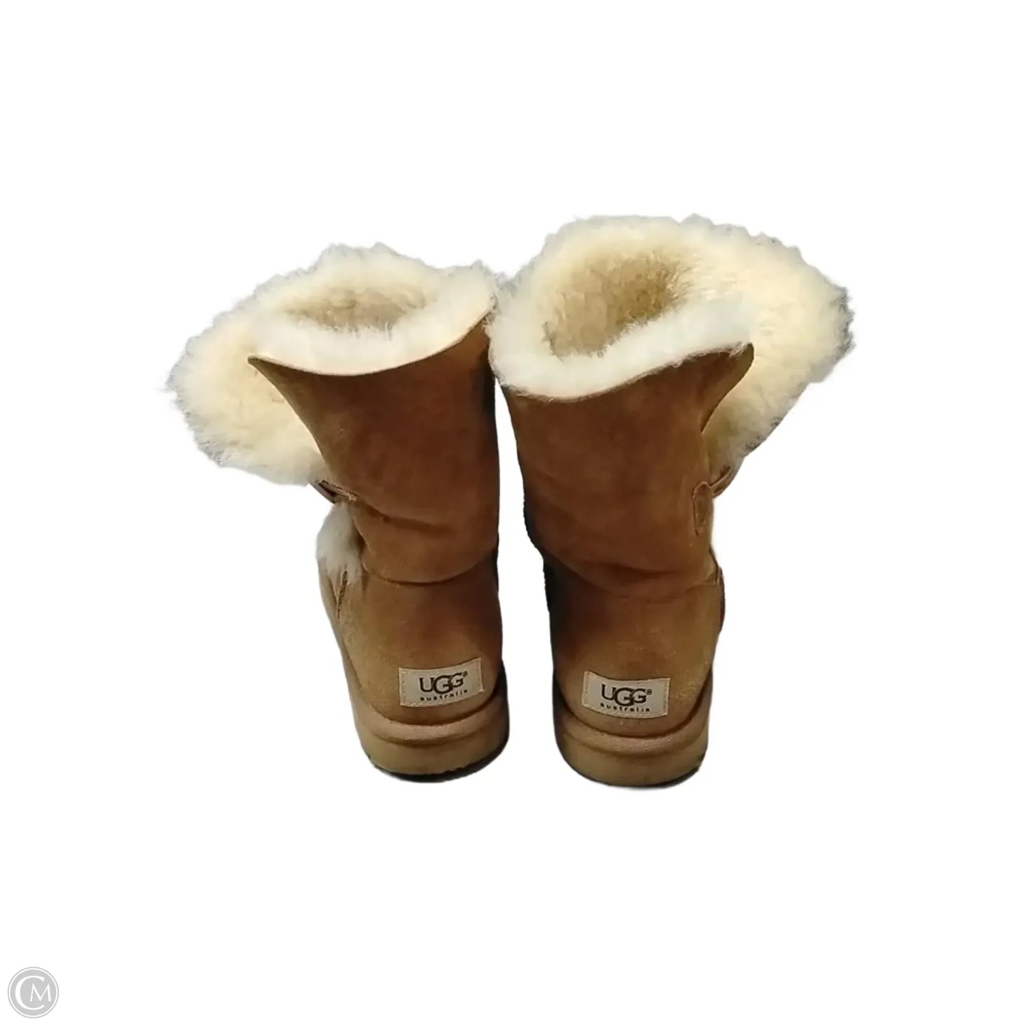 Boots Designer By Ugg In Brown, Size: 10