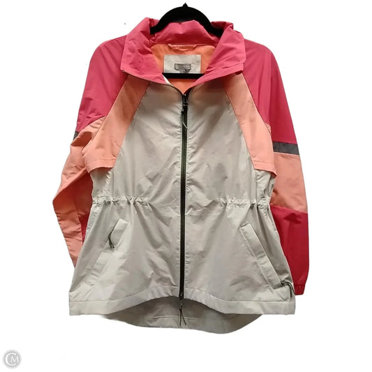 Jacket Windbreaker By Talbots In Multi-colored, Size: Mp