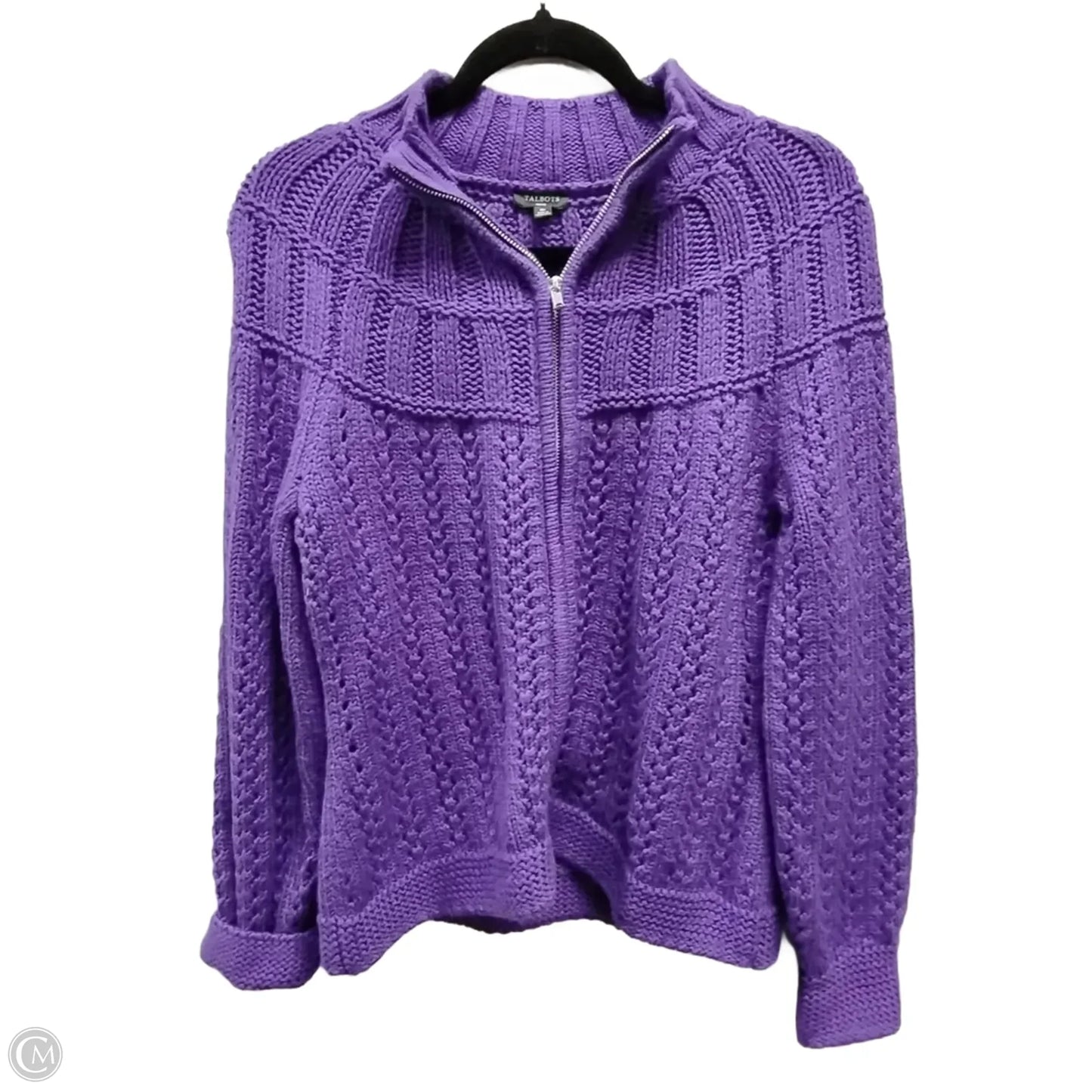 Sweater By Talbots In Purple, Size: Mp
