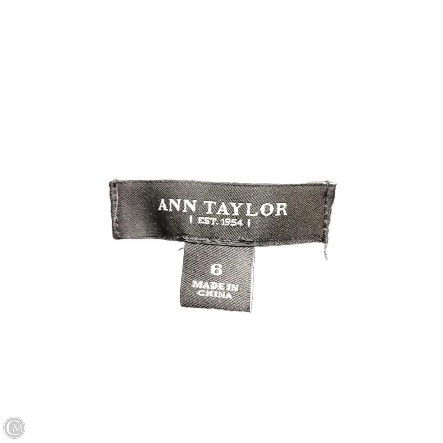 Blazer By Ann Taylor In Grey, Size: 0