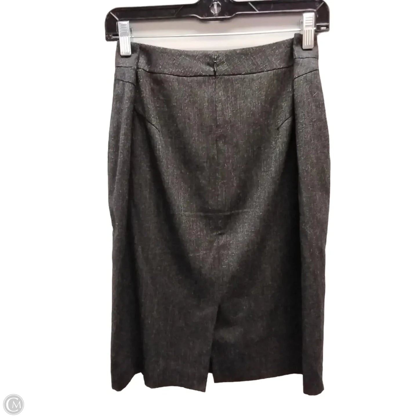 Skirt Midi By Ann Taylor In Grey, Size: 0