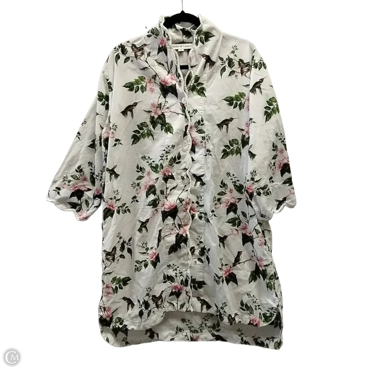 Dress Casual Midi By Clothes Mentor In Floral Print, Size: Xl