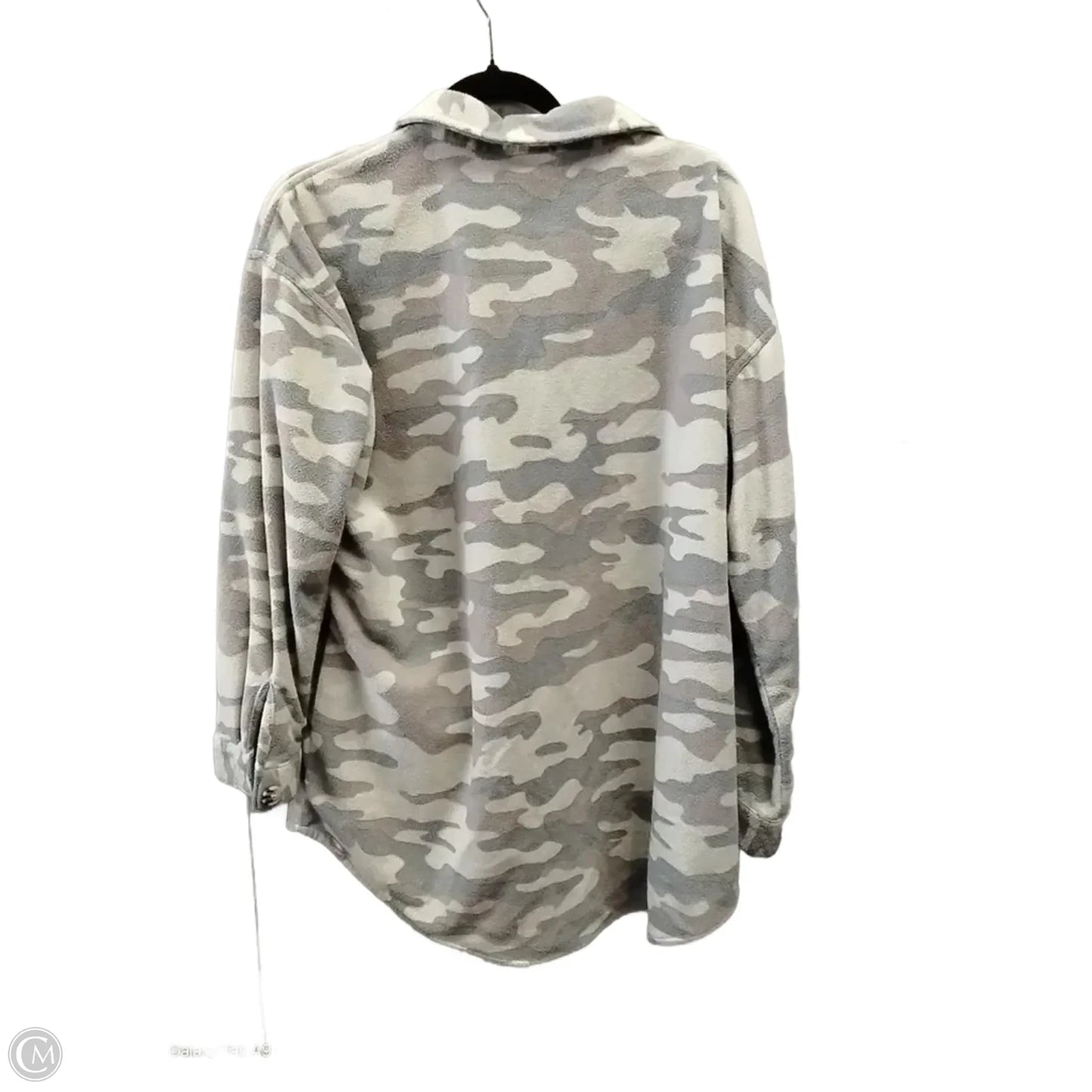 Sweatshirt Collar By Maurices In Camouflage Print, Size: L