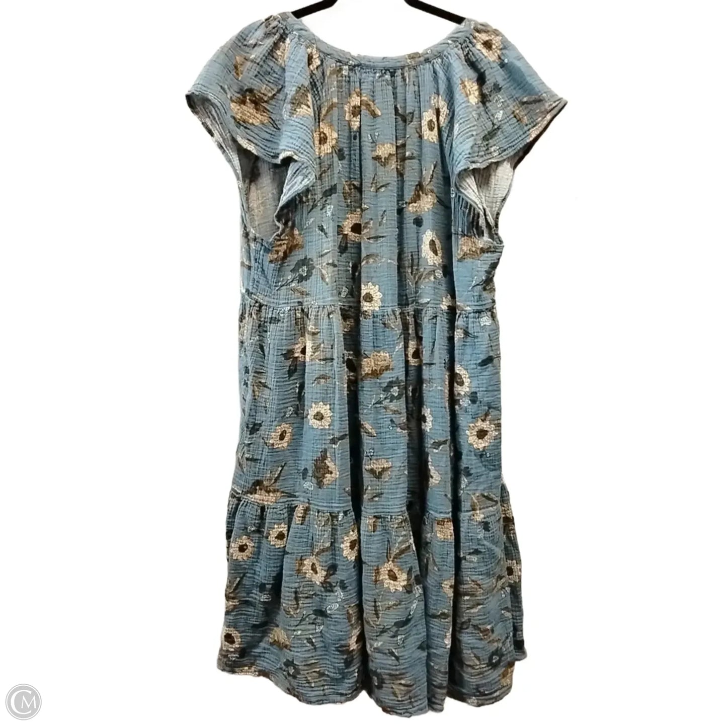 Dress Casual Maxi By Wonderly In Floral Print, Size: 2x