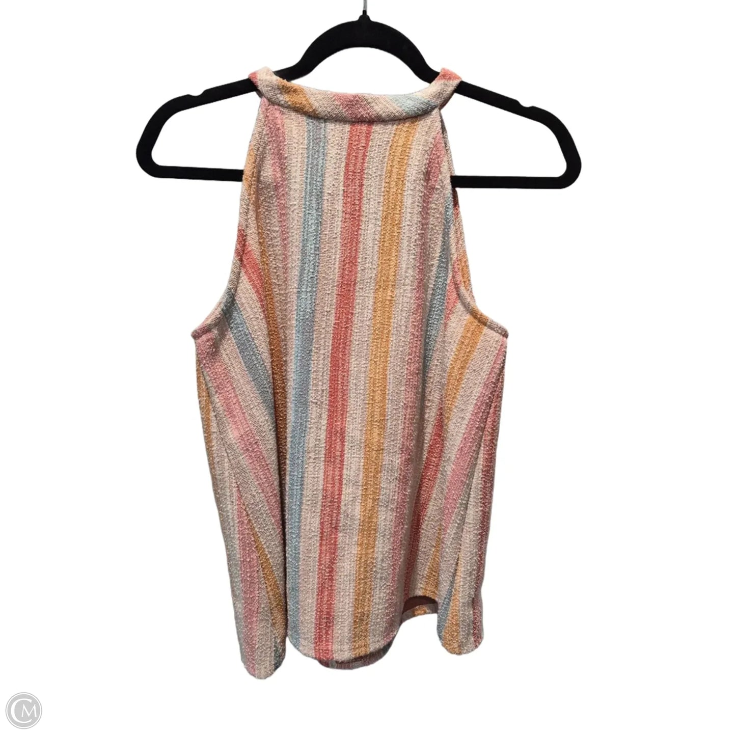 Top Sleeveless By W5 In Striped Pattern, Size: L