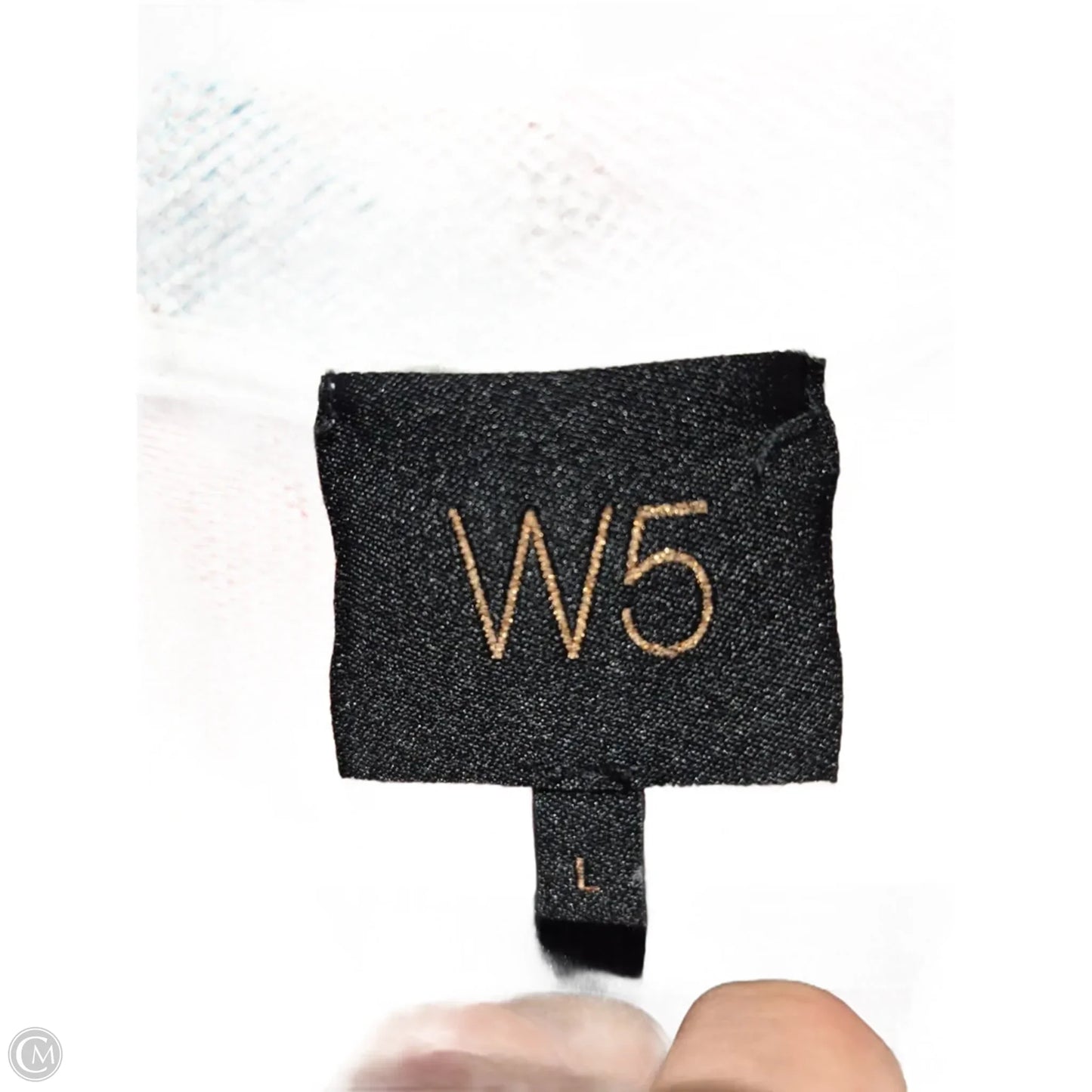 Top Sleeveless By W5 In Striped Pattern, Size: L