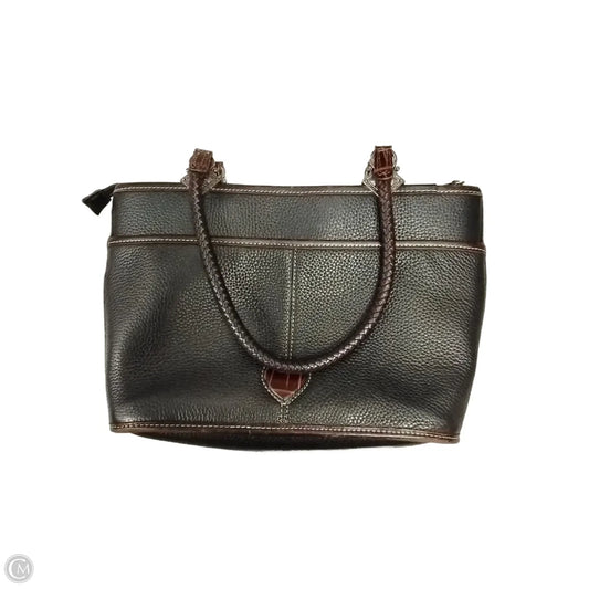 Handbag Leather By Brighton, Size: Medium