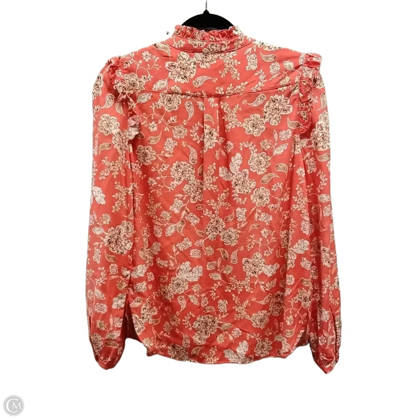 Blouse Long Sleeve By Another Love In Floral Print, Size: S