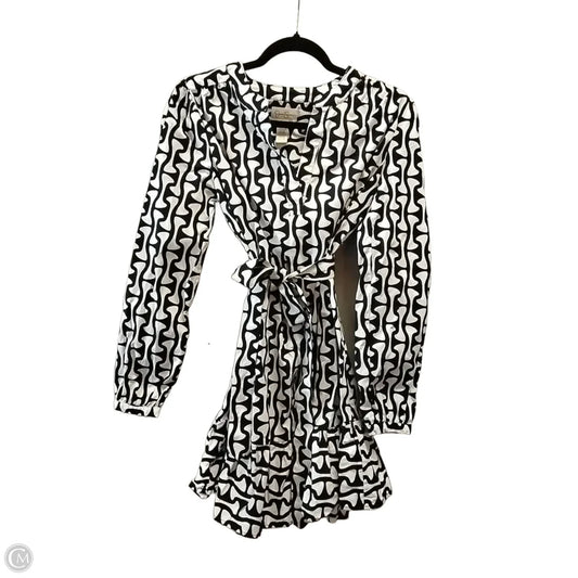 Dress Casual Midi By Jessica Simpson In Black & White, Size: S