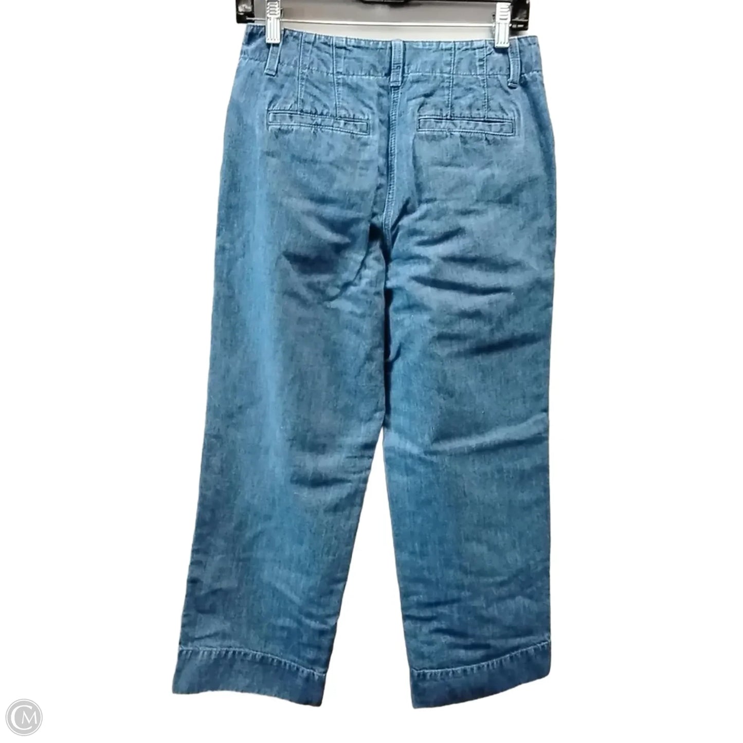 Jeans Wide Leg By Talbots In Blue Denim, Size: 2p