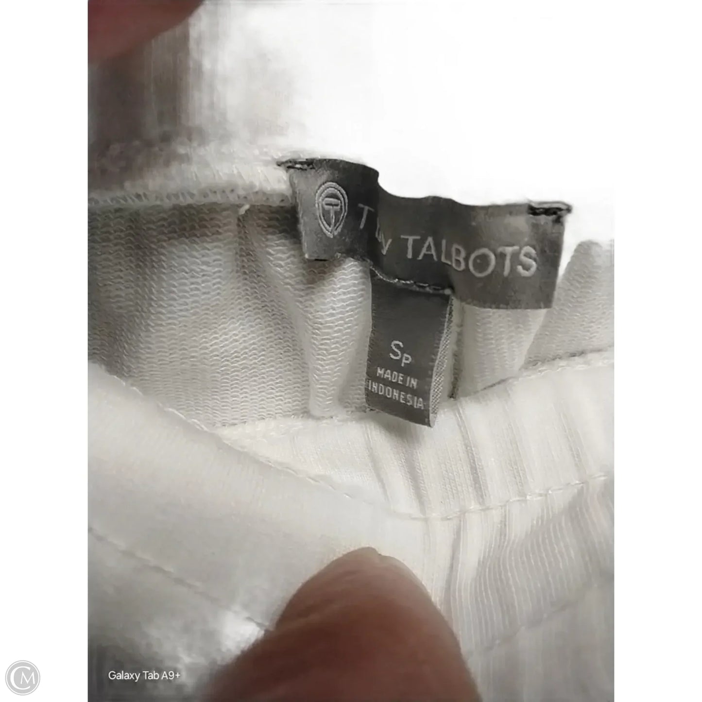 Athletic Pants By Talbots In White, Size: Sp