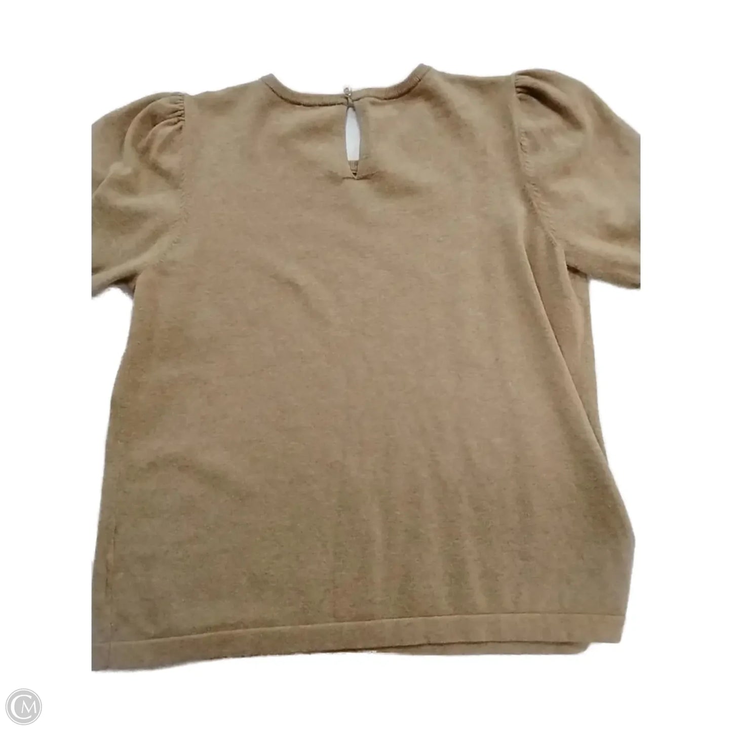 Top 3/4 Sleeve By Vince Camuto In Beige, Size: L