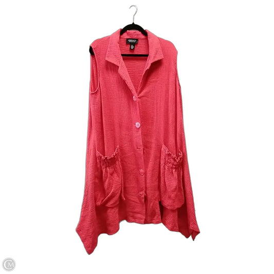 Dress Casual Maxi By Jones New York In Red, Size: 2x