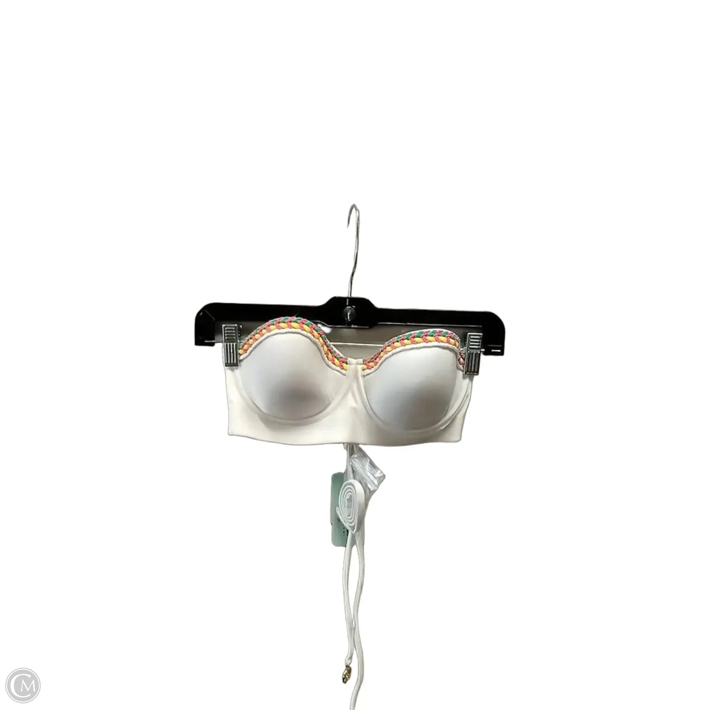 Swimsuit Top By Clothes Mentor In White, Size: M