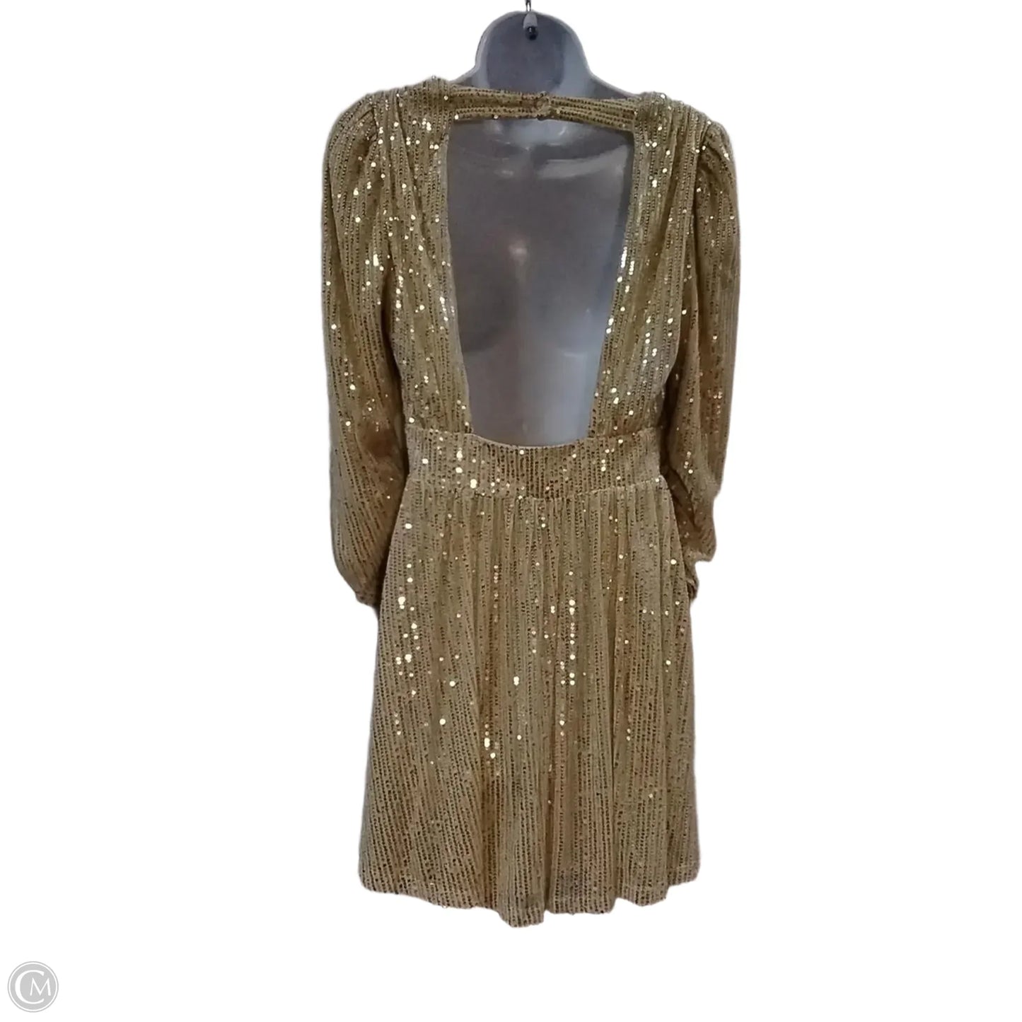 Dress Party Short By Lush In Beige, Size: S