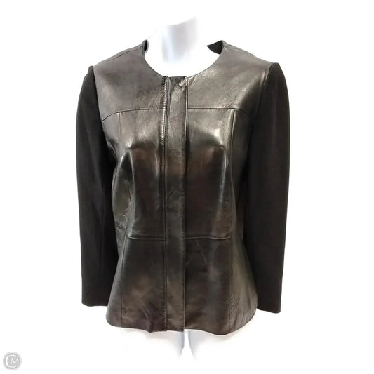 Blouse Long Sleeve By Talbots In Black, Size: 4p