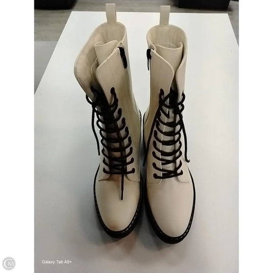Boots Combat By Nine West In White, Size: 8.5