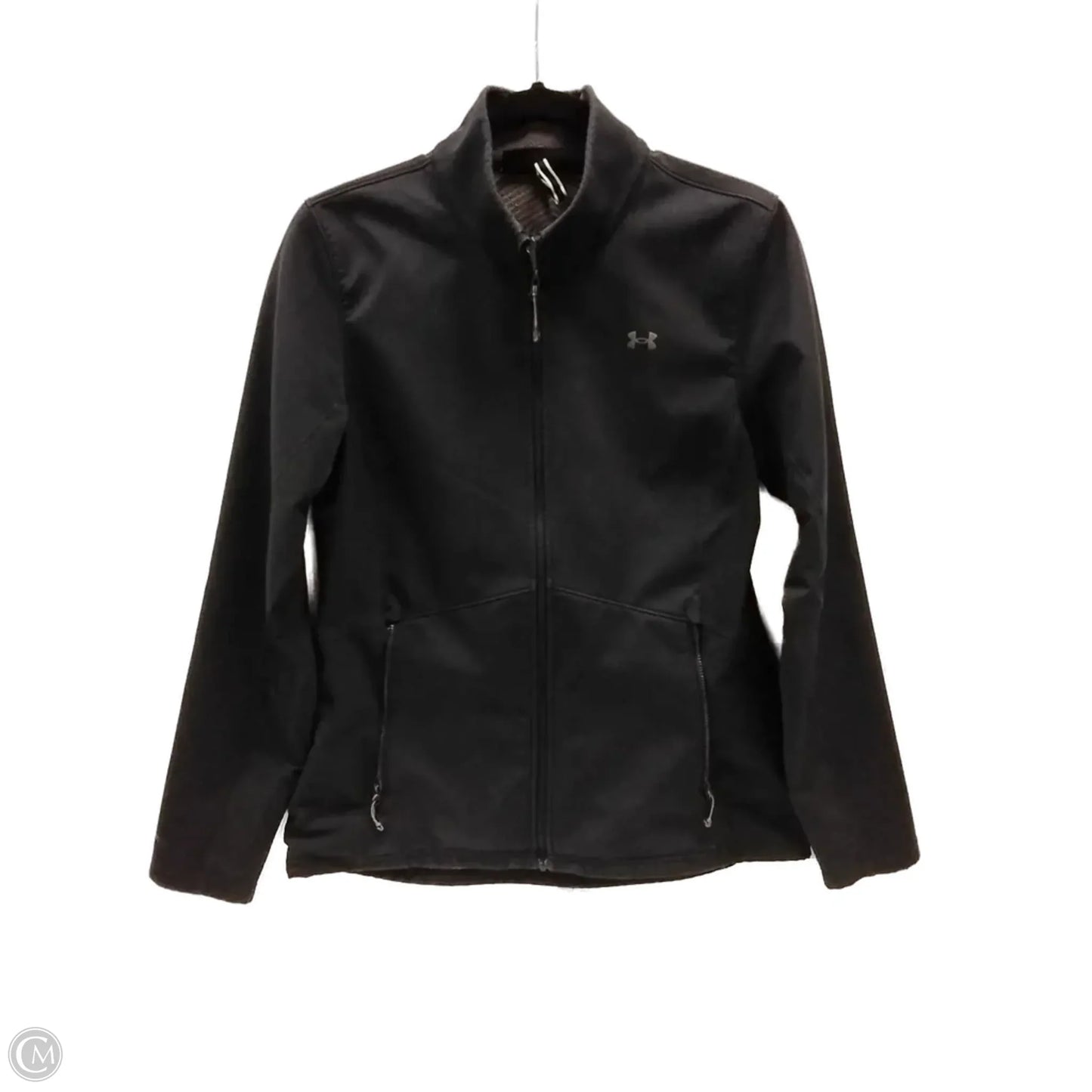 Athletic Jacket By Under Armour In Black, Size: M