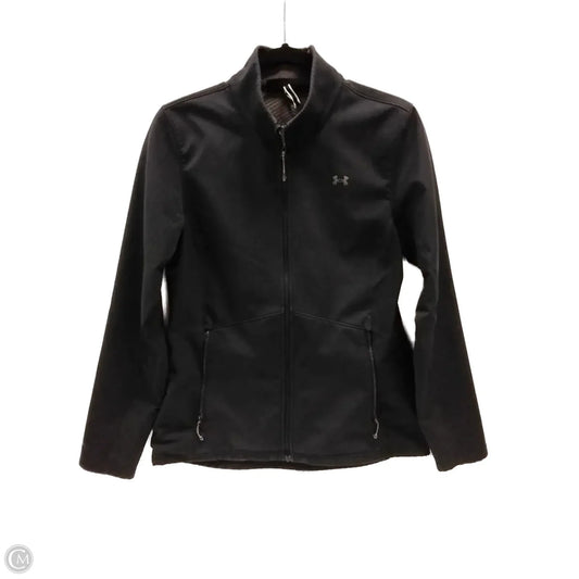 Athletic Jacket By Under Armour In Black, Size: M
