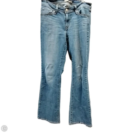 Jeans Boot Cut By Levis In Blue Denim, Size: 10