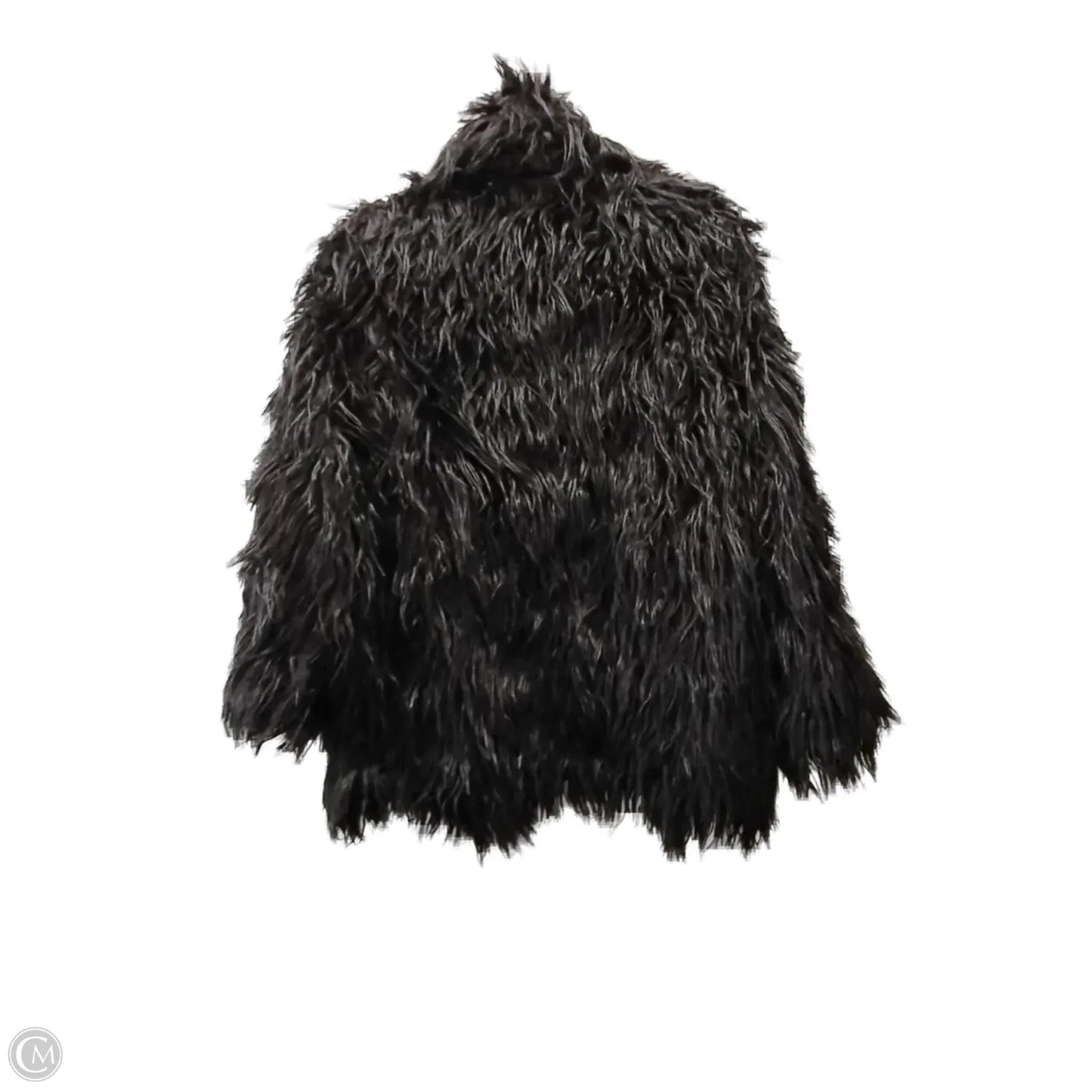Coat Faux Fur & Sherpa By Clothes Mentor In Black, Size: Xl