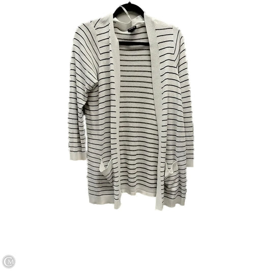 Sweater Cardigan By Torrid In Striped Pattern, Size: 1x
