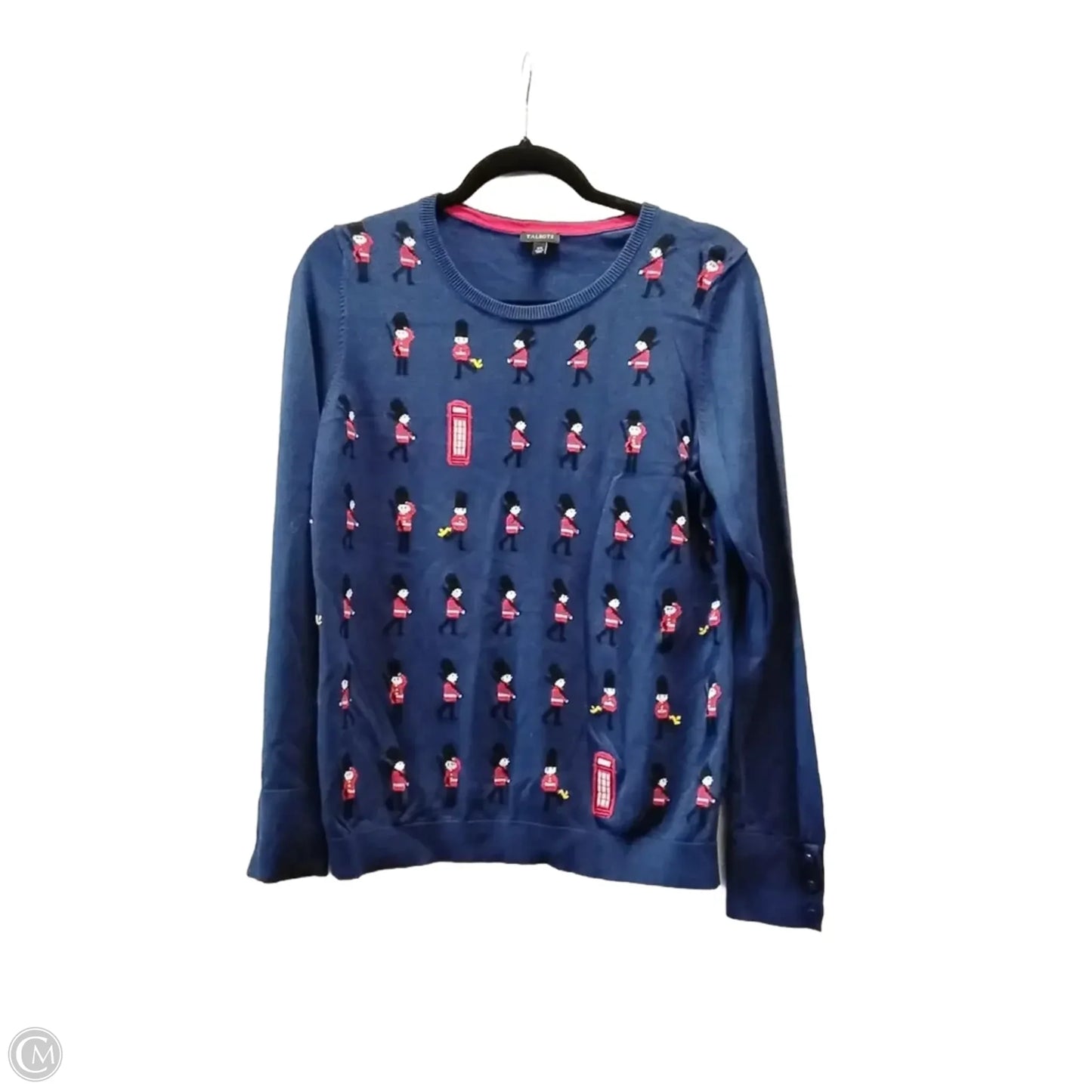 Top Long Sleeve By Talbots In Navy, Size: Xs