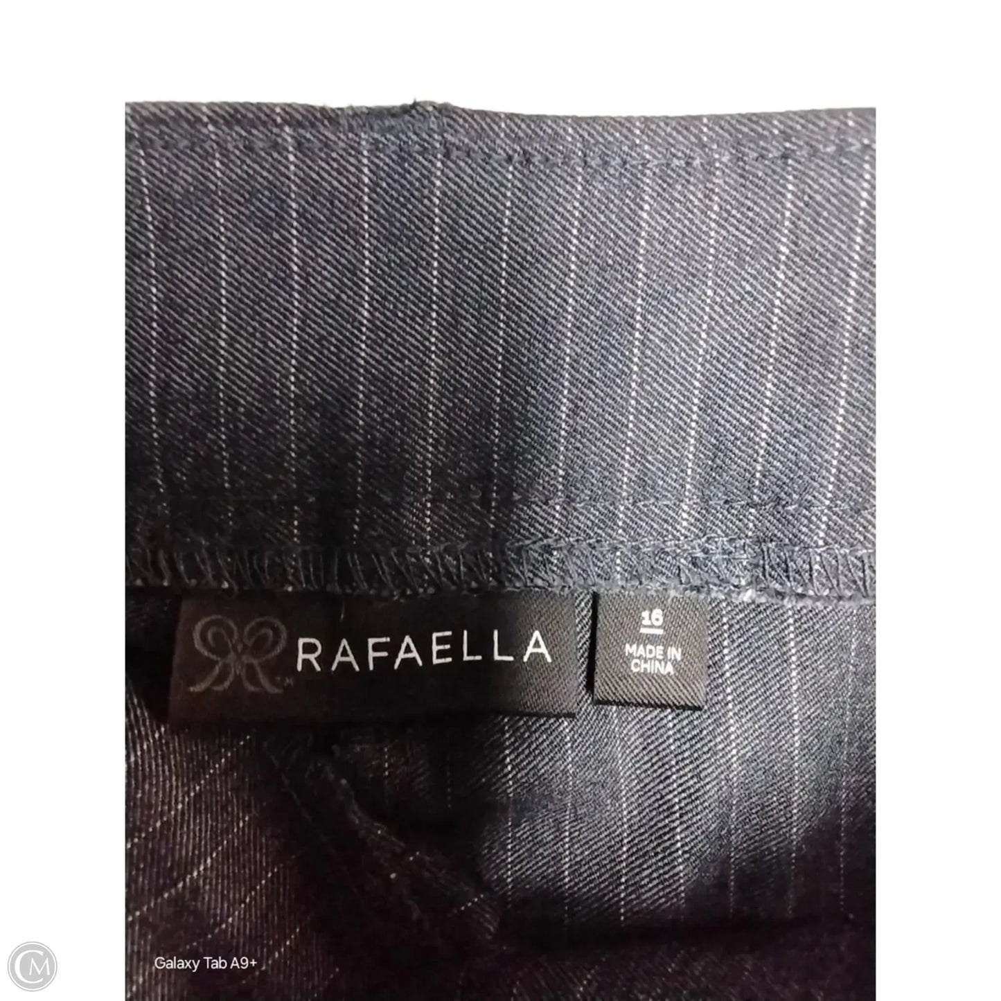 Pants Dress By Rafaella In Striped Pattern, Size: 16