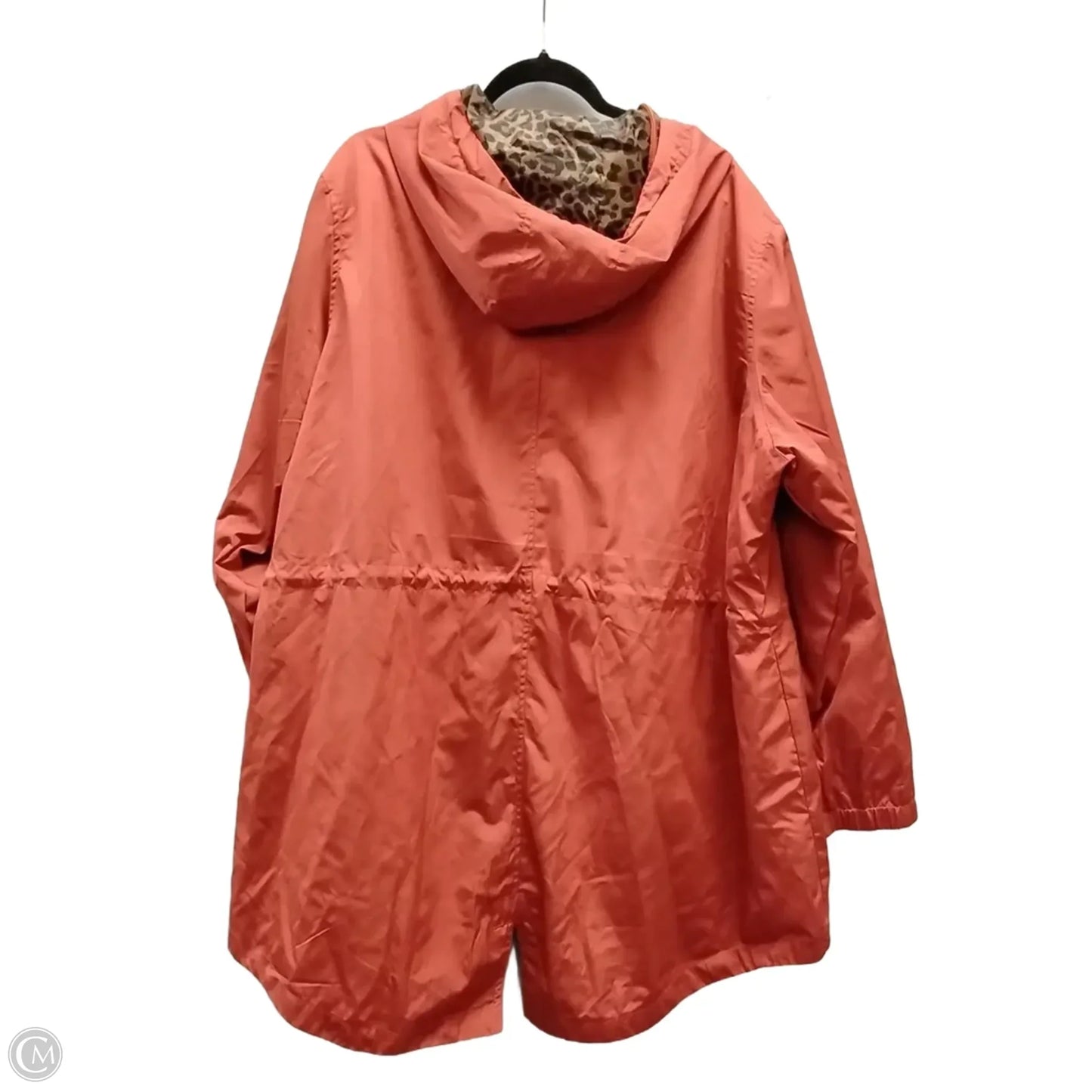 Jacket Windbreaker By Time And Tru In Copper, Size: 2x