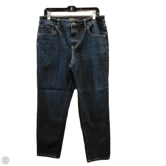 Jeans Straight By Talbots In Blue Denim, Size: 10